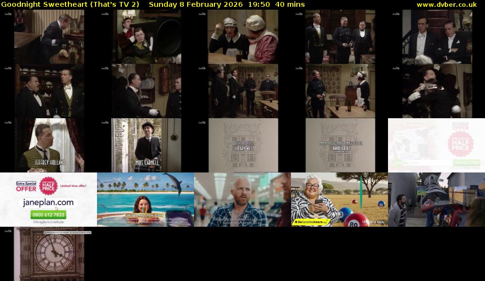 Goodnight Sweetheart (That's TV 2) Sunday 8 February 2026 19:50 - 20:30