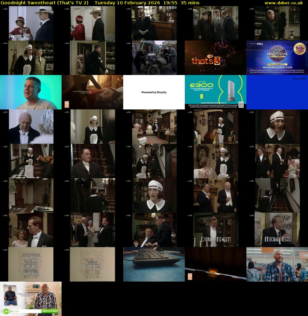 Goodnight Sweetheart (That's TV 2) Tuesday 10 February 2026 19:55 - 20:30