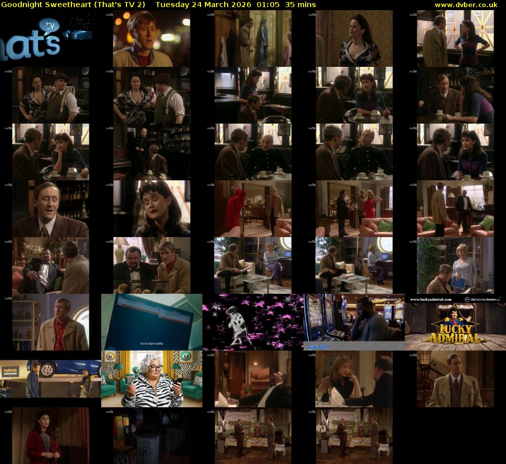 Goodnight Sweetheart (That's TV 2) Tuesday 24 March 2026 01:05 - 01:40