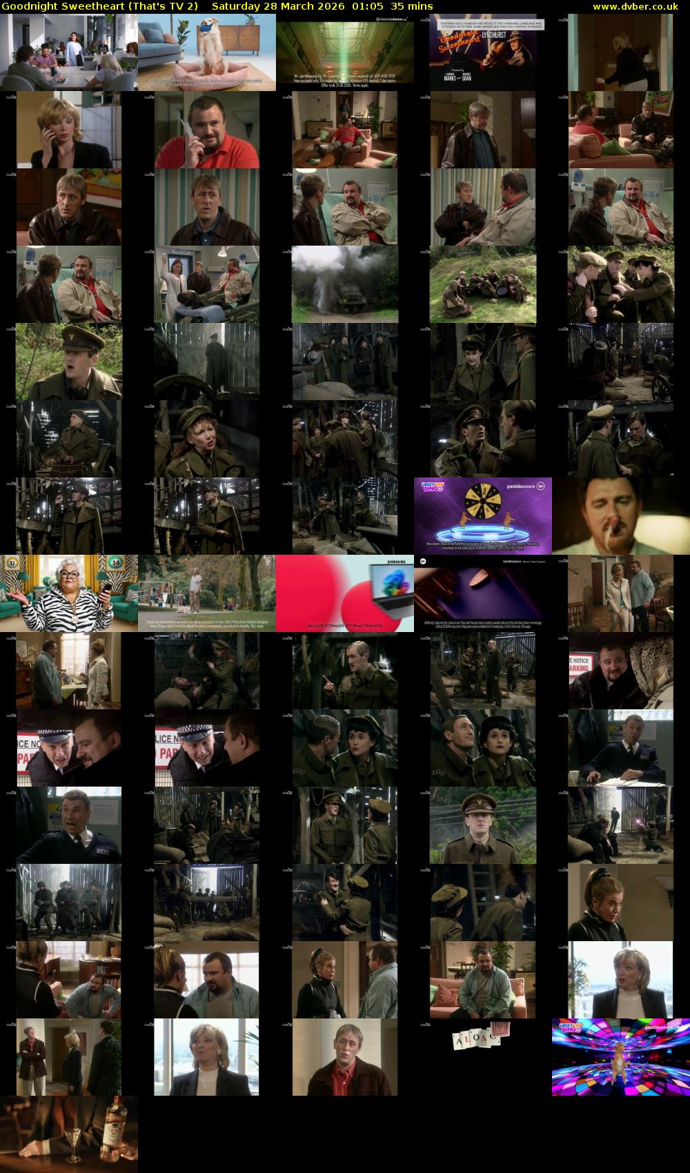 Goodnight Sweetheart (That's TV 2) Saturday 28 March 2026 01:05 - 01:40