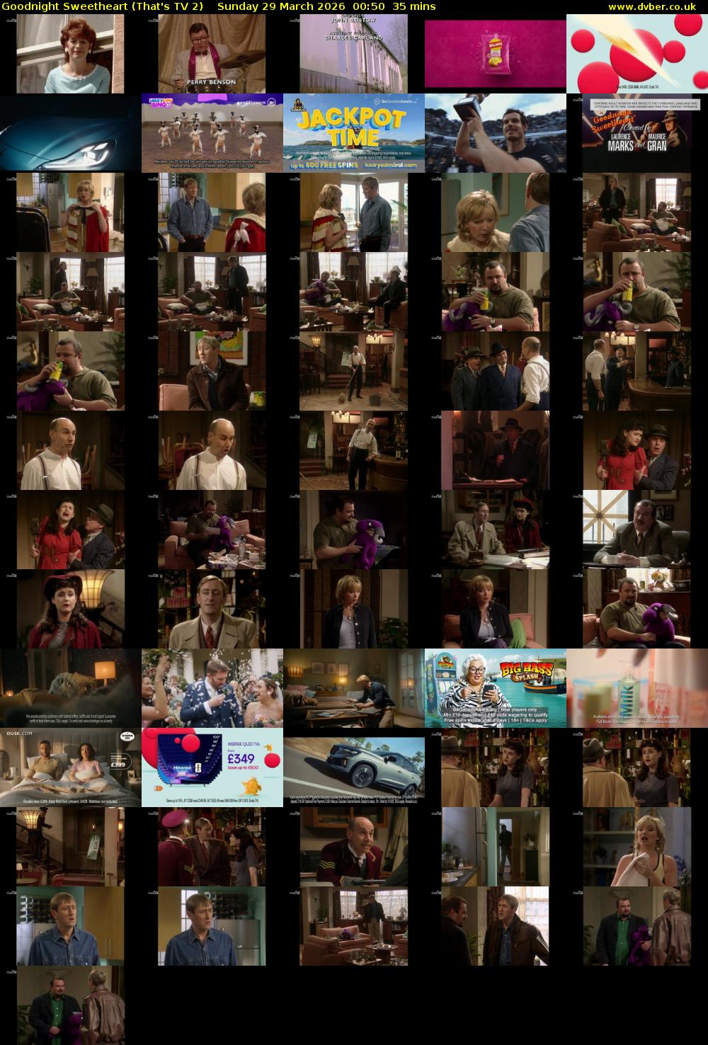 Goodnight Sweetheart (That's TV 2) Sunday 29 March 2026 00:50 - 02:25