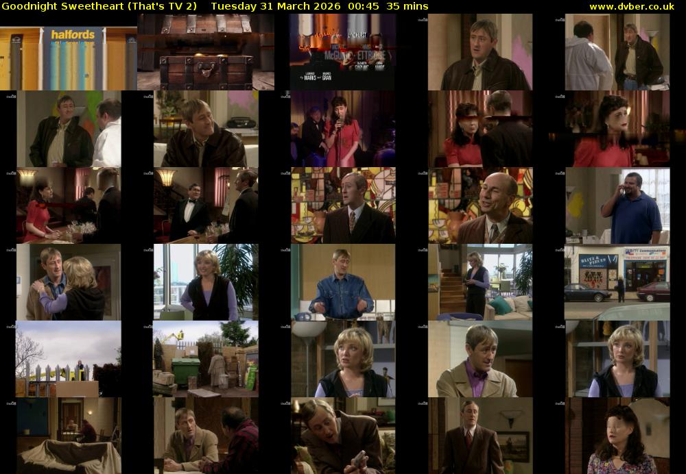 Goodnight Sweetheart (That's TV 2) Tuesday 31 March 2026 00:45 - 01:20
