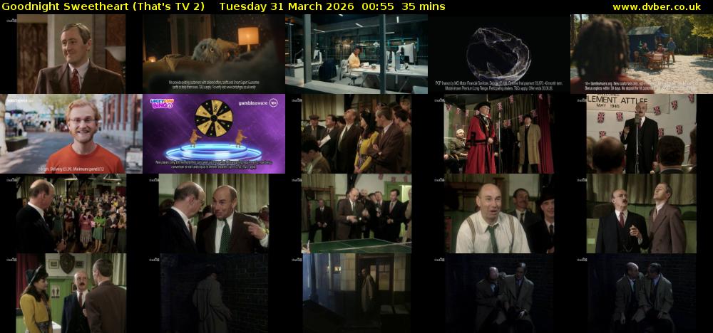 Goodnight Sweetheart (That's TV 2) Tuesday 31 March 2026 00:55 - 01:30