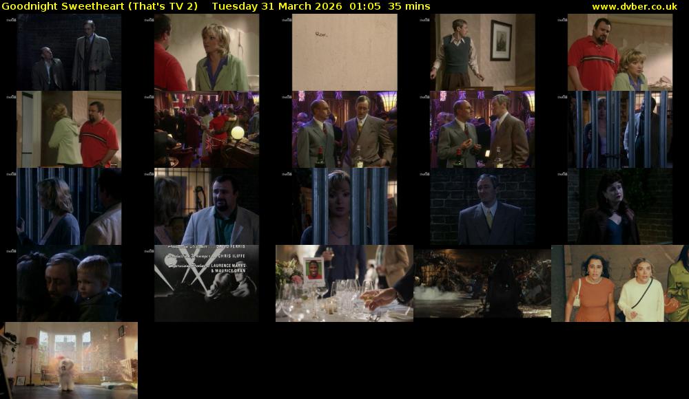 Goodnight Sweetheart (That's TV 2) Tuesday 31 March 2026 01:05 - 01:40