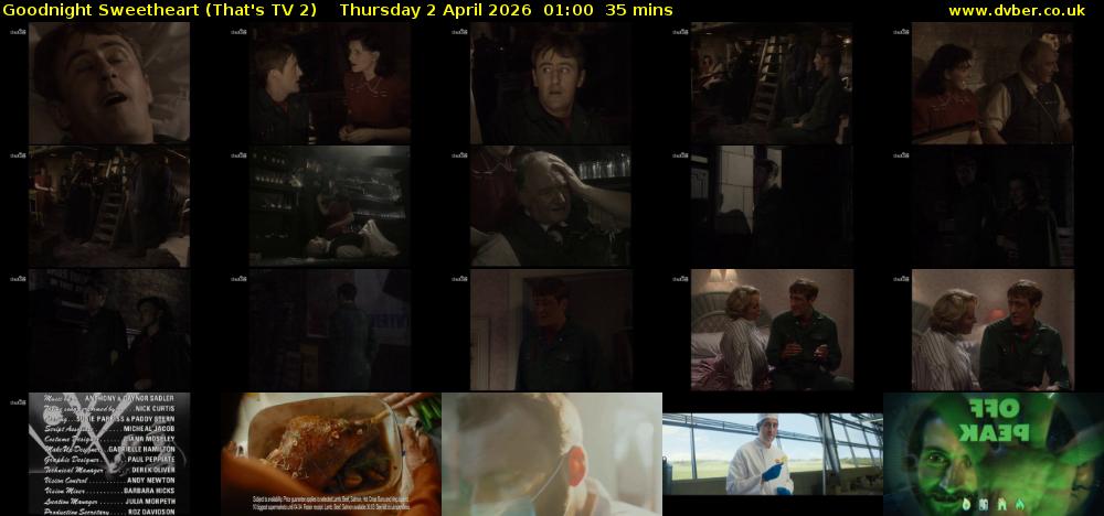 Goodnight Sweetheart (That's TV 2) Thursday 2 April 2026 01:00 - 01:35