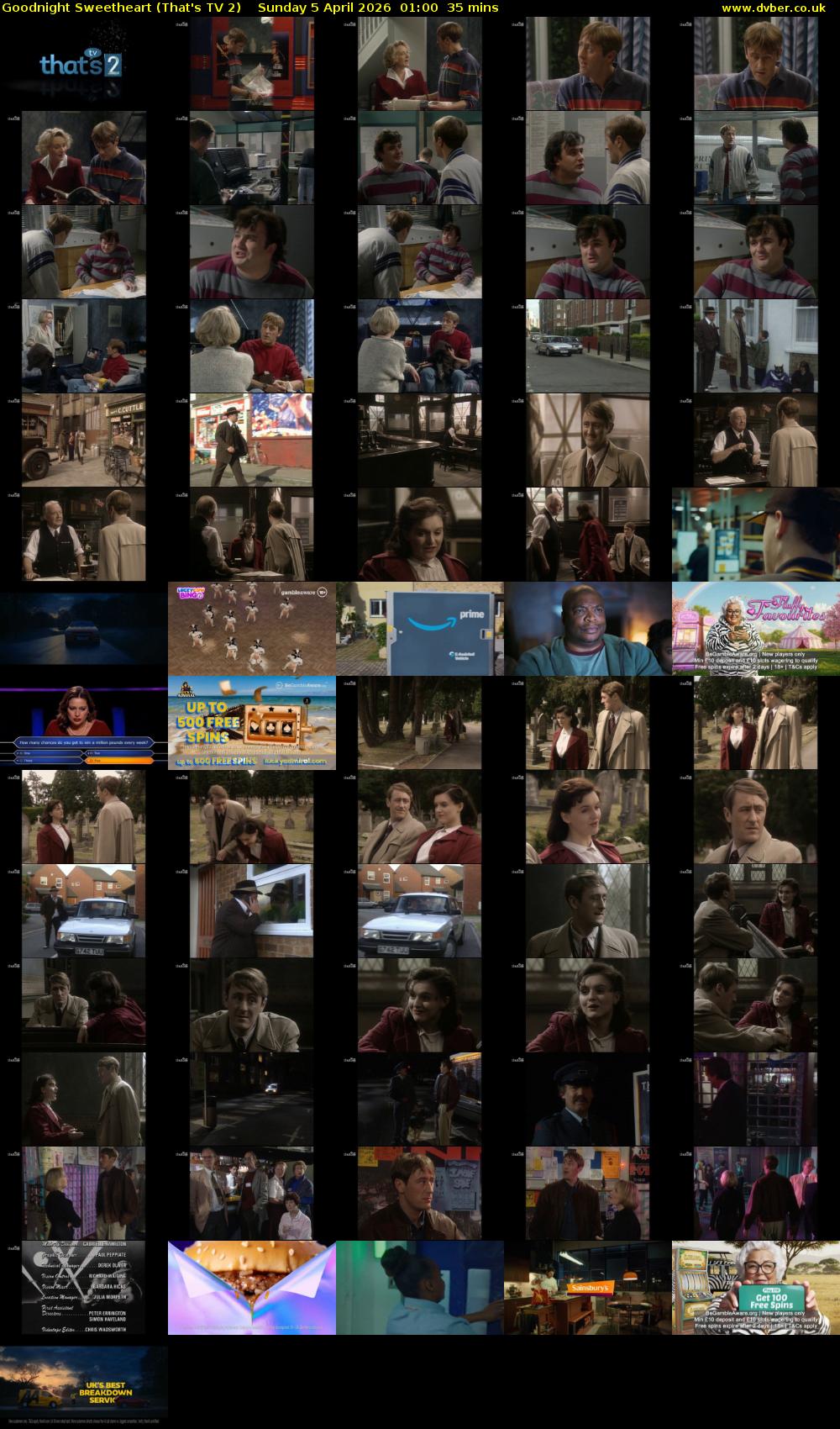 Goodnight Sweetheart (That's TV 2) Sunday 5 April 2026 01:00 - 01:35