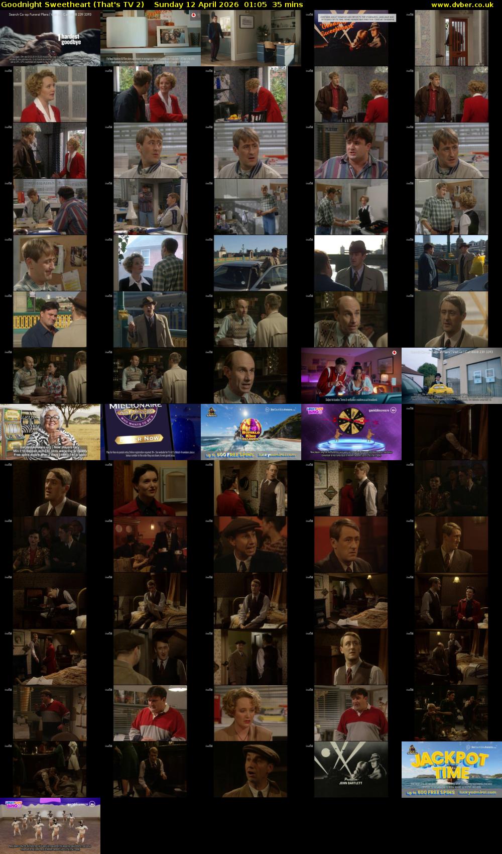 Goodnight Sweetheart (That's TV 2) Sunday 12 April 2026 01:05 - 01:40