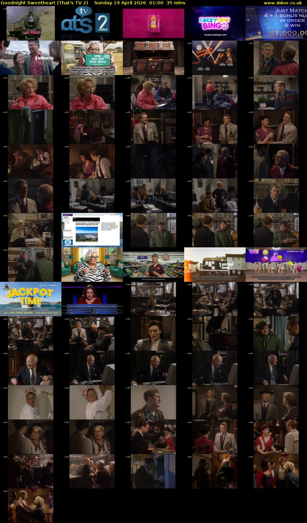 Goodnight Sweetheart (That's TV 2) Sunday 19 April 2026 01:00 - 01:35