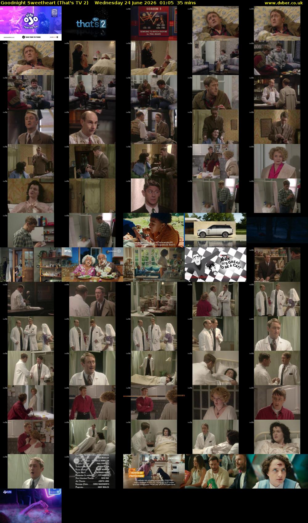 Goodnight Sweetheart (That's TV 2) Wednesday 24 June 2026 01:05 - 01:40