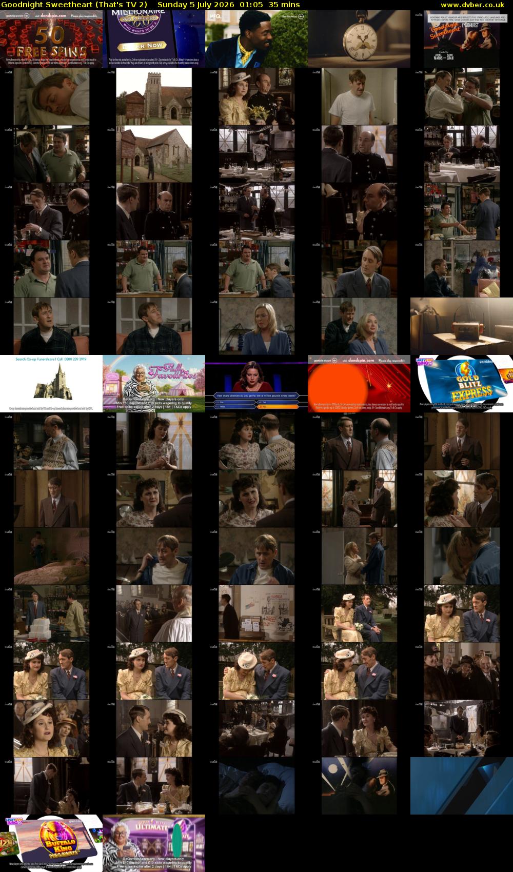 Goodnight Sweetheart (That's TV 2) Sunday 5 July 2026 01:05 - 01:40
