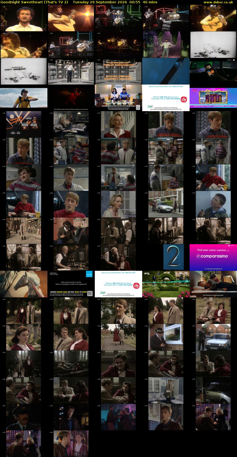Goodnight Sweetheart (That's TV 2) Tuesday 29 September 2026 00:55 - 01:35
