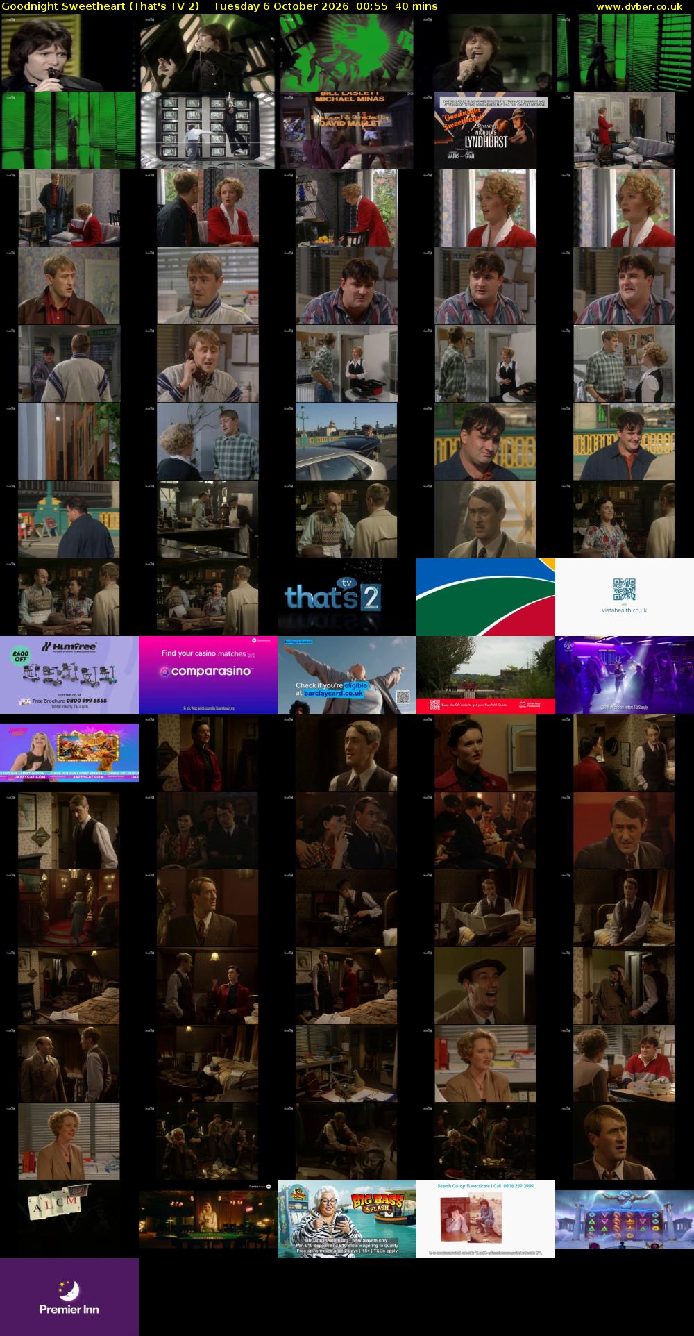 Goodnight Sweetheart (That's TV 2) Tuesday 6 October 2026 00:55 - 01:35