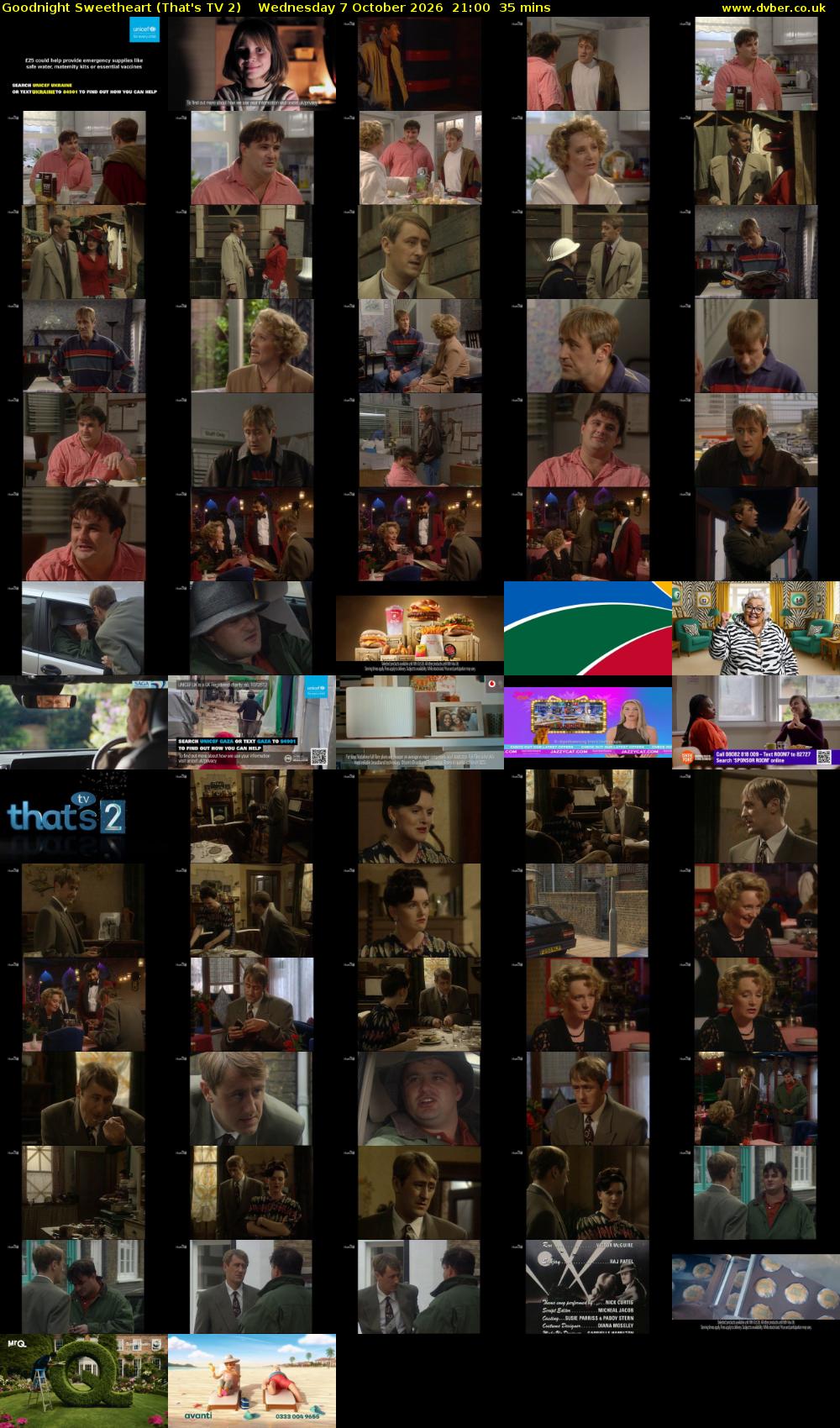 Goodnight Sweetheart (That's TV 2) Wednesday 7 October 2026 21:00 - 21:35