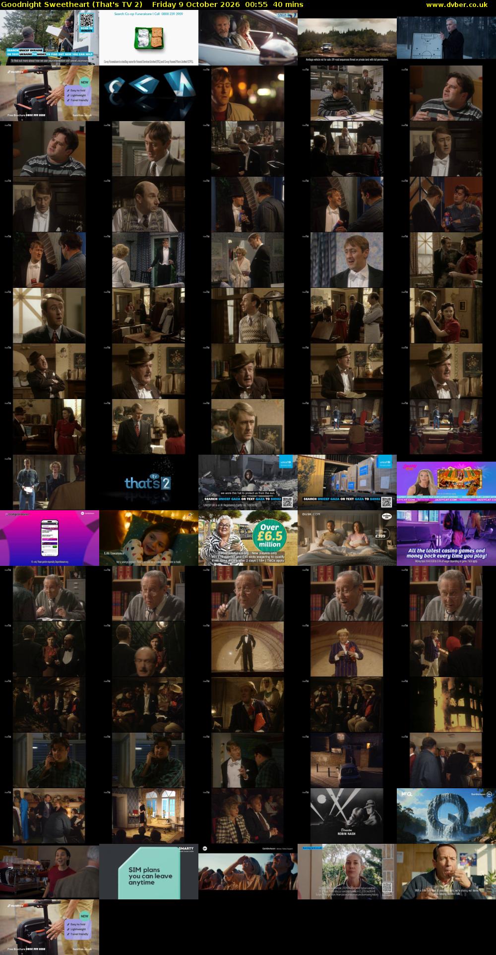 Goodnight Sweetheart (That's TV 2) Friday 9 October 2026 00:55 - 01:35