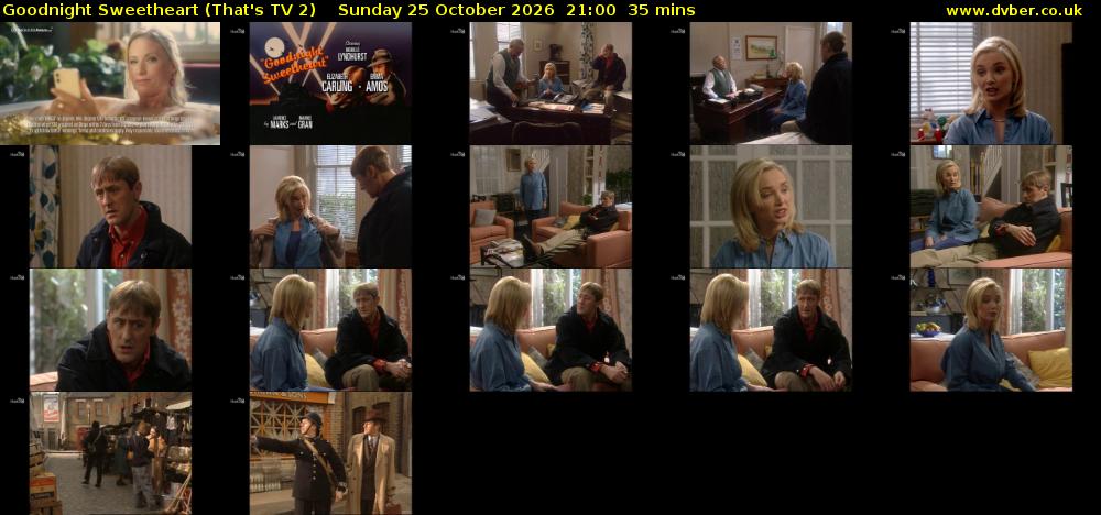 Goodnight Sweetheart (That's TV 2) Sunday 25 October 2026 21:00 - 21:35