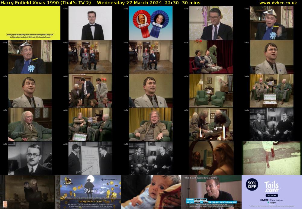 Harry Enfield Xmas 1990 (That's TV 2) Wednesday 27 March 2024 22:30 - 23:00