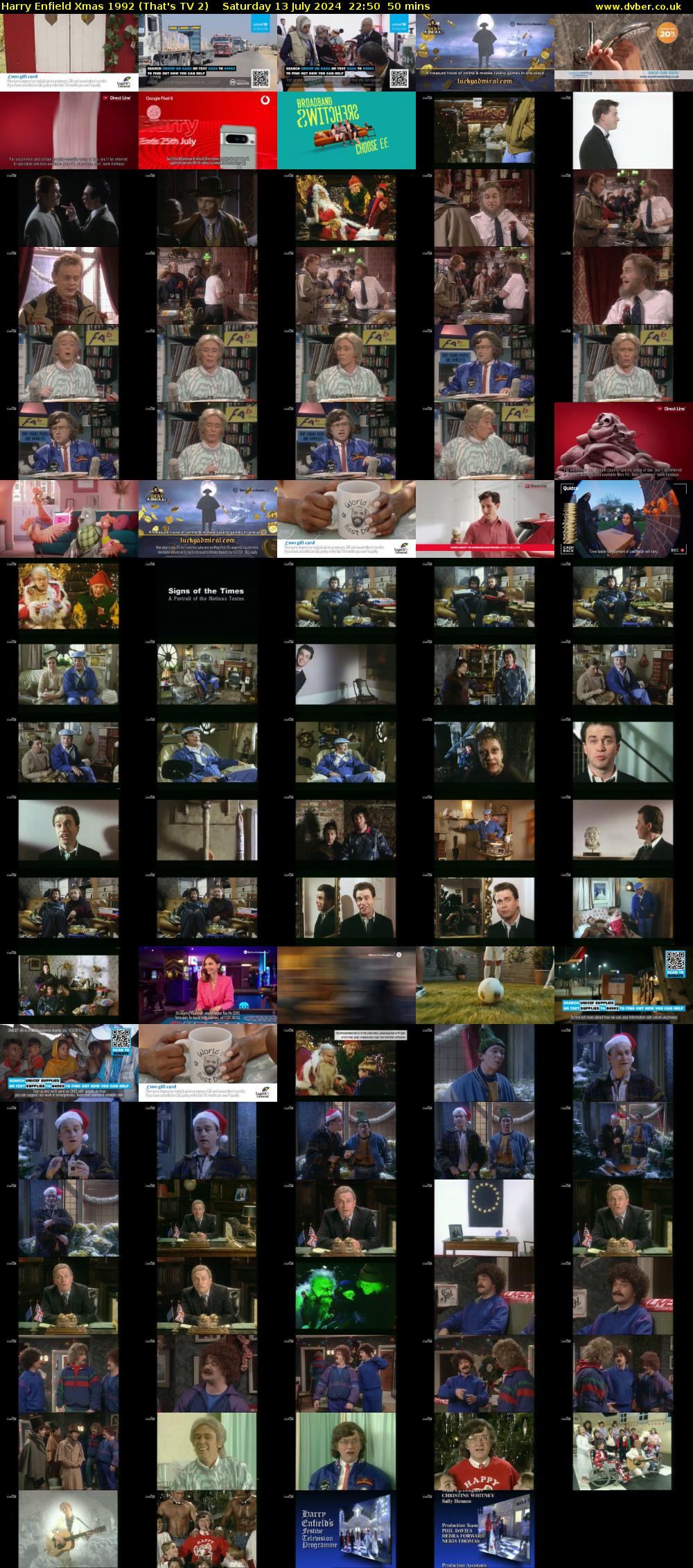 Harry Enfield Xmas 1992 (That's TV 2) Saturday 13 July 2024 22:50 - 23:40
