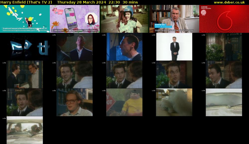 Harry Enfield (That's TV 2) Thursday 28 March 2024 22:30 - 23:00