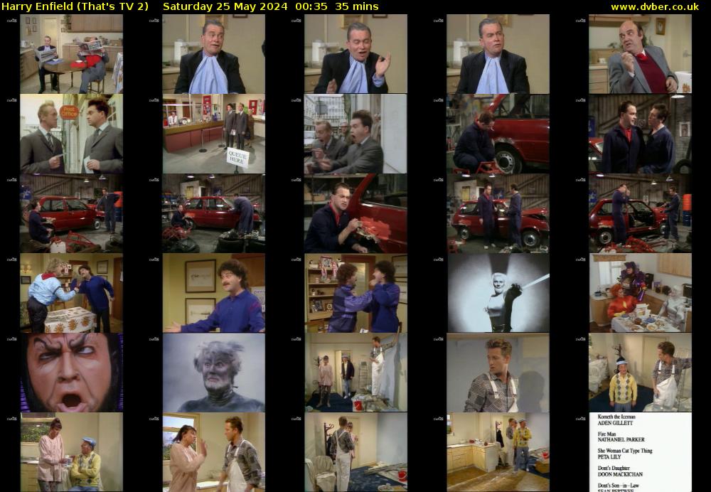 Harry Enfield (That's TV 2) Saturday 25 May 2024 00:35 - 01:10