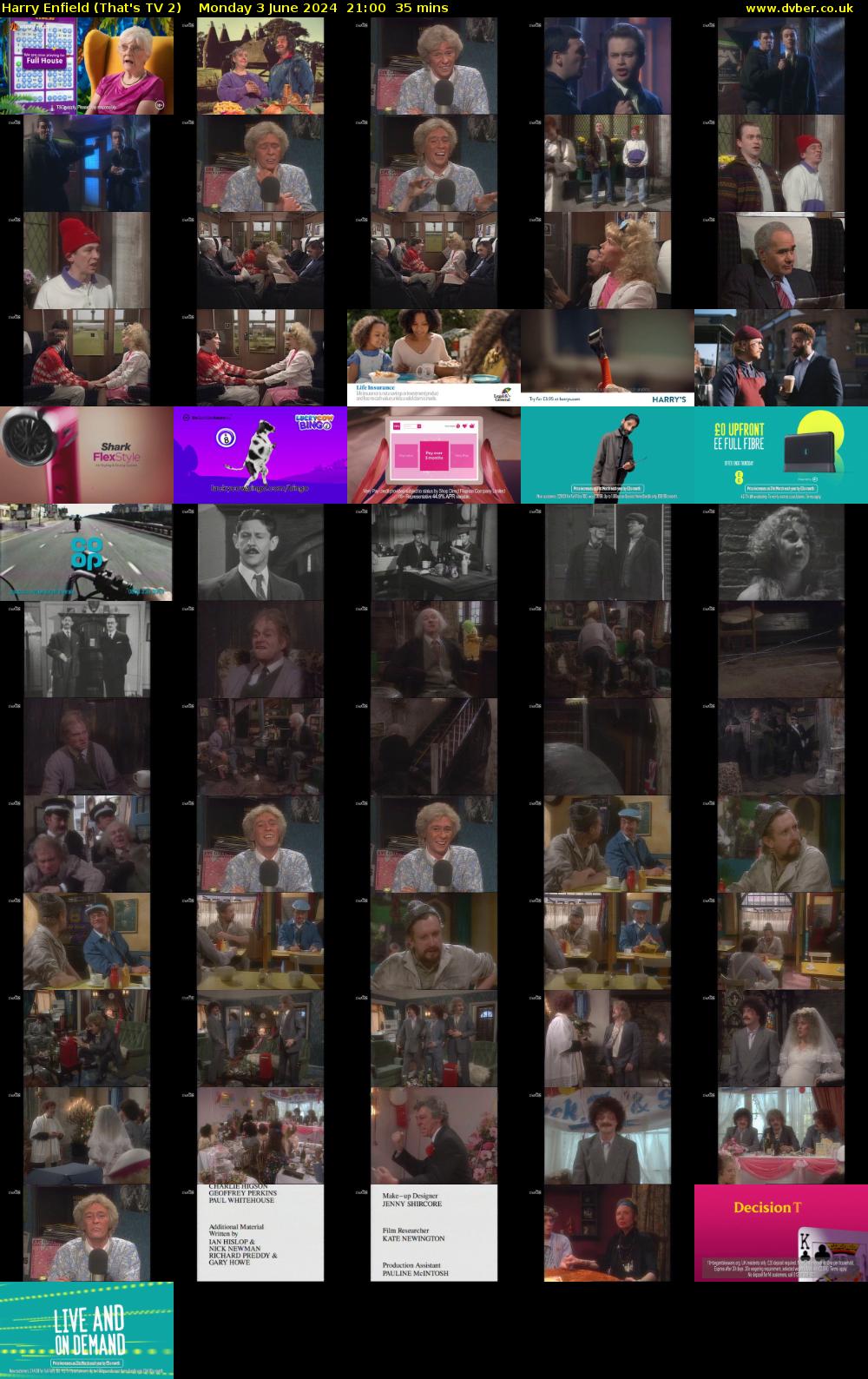 Harry Enfield (That's TV 2) Monday 3 June 2024 21:00 - 21:35