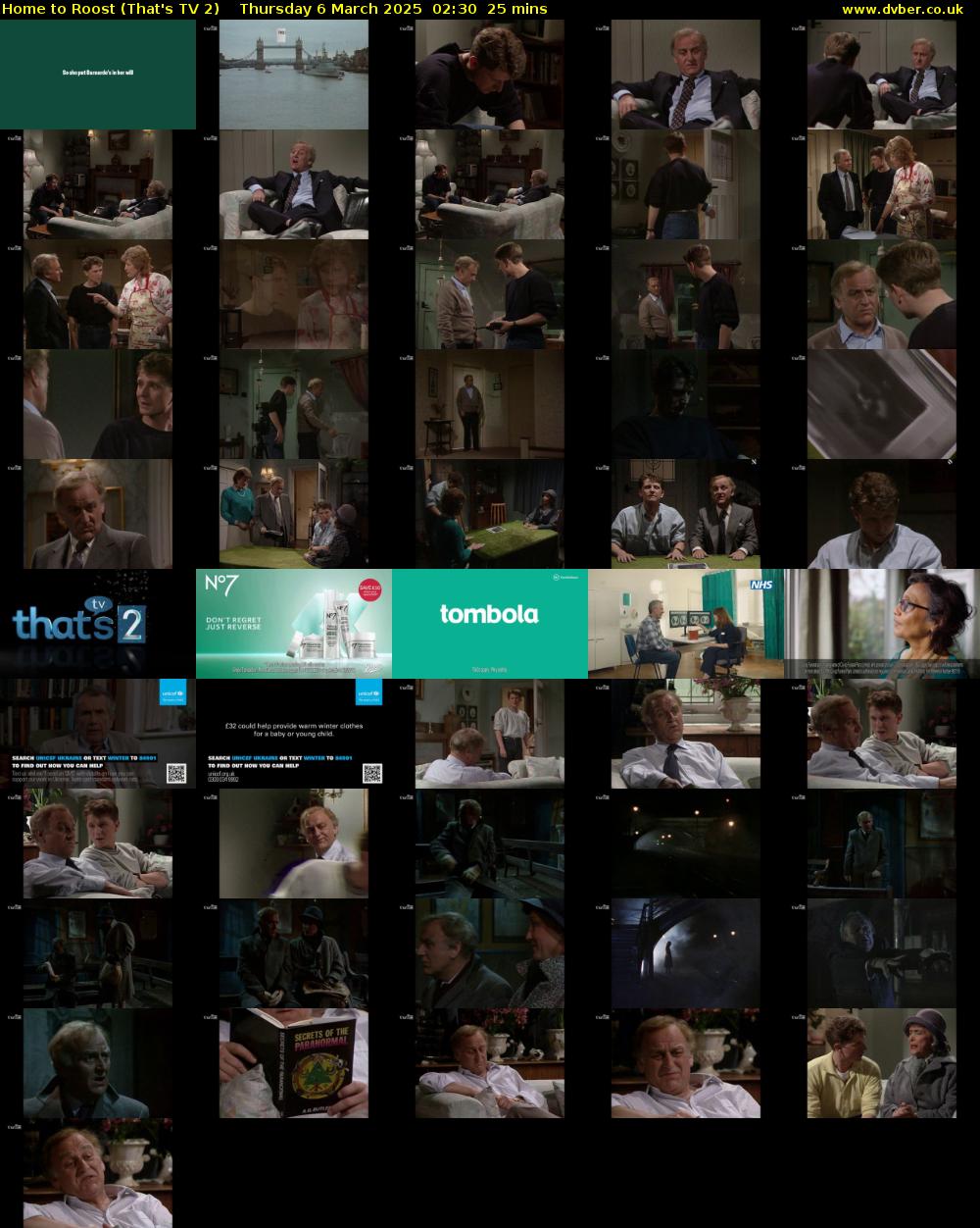 Home to Roost (That's TV 2) Thursday 6 March 2025 02:30 - 02:55