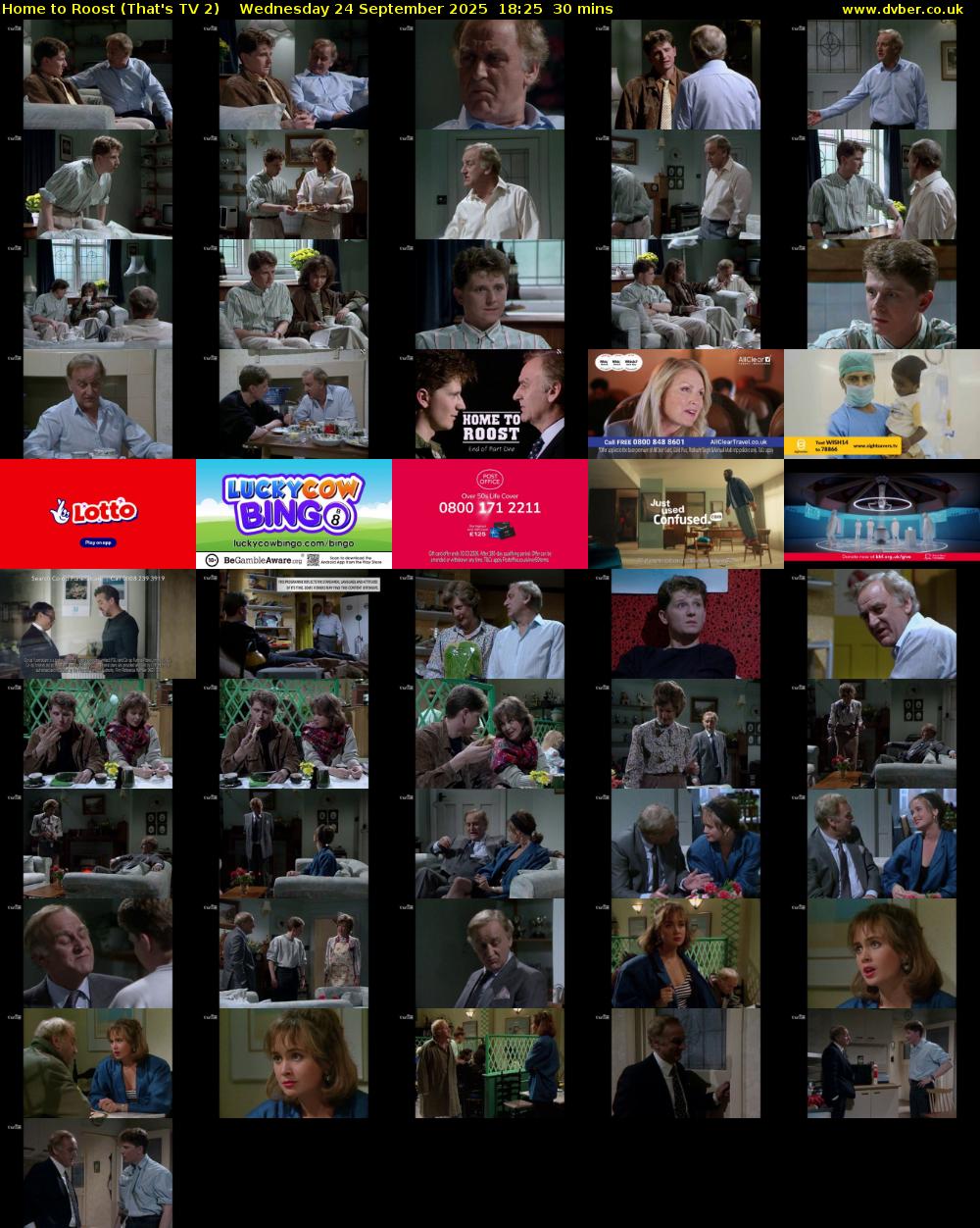 Home to Roost (That's TV 2) Wednesday 24 September 2025 18:25 - 18:55