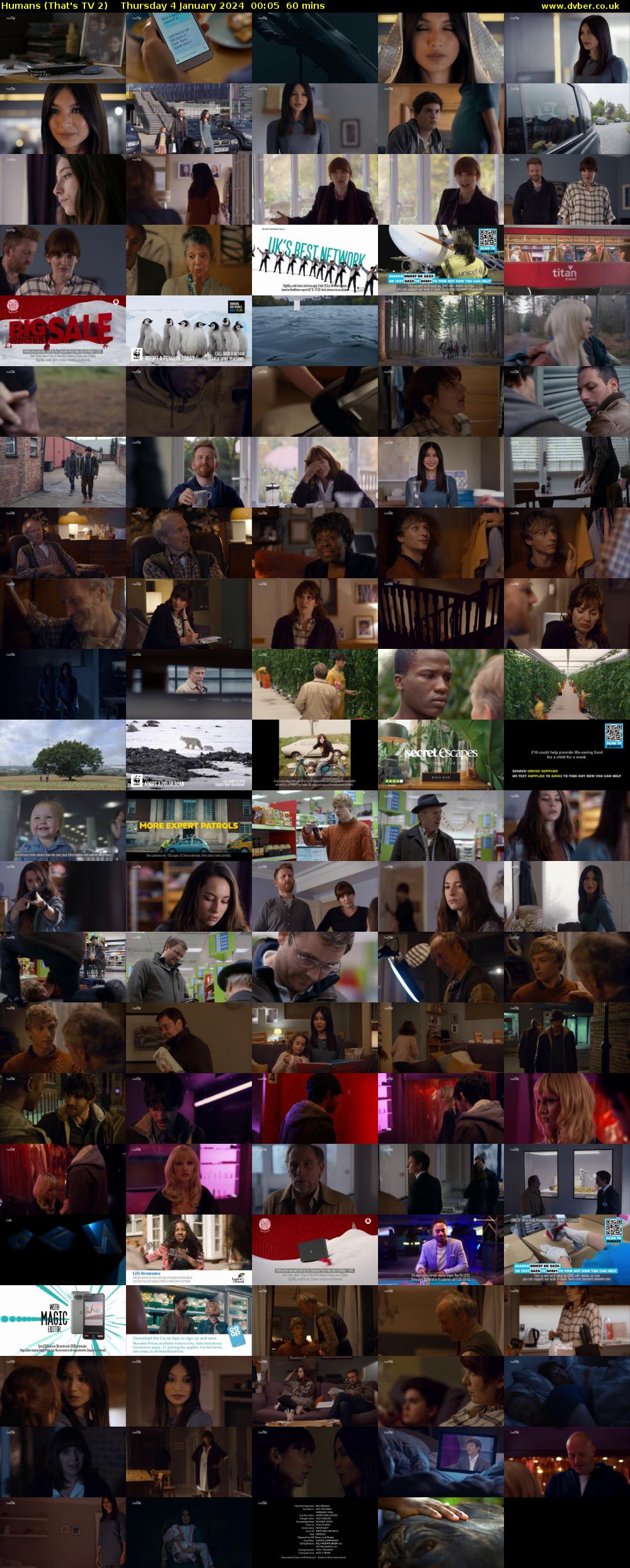 Humans (That's TV 2) Thursday 4 January 2024 00:05 - 01:05