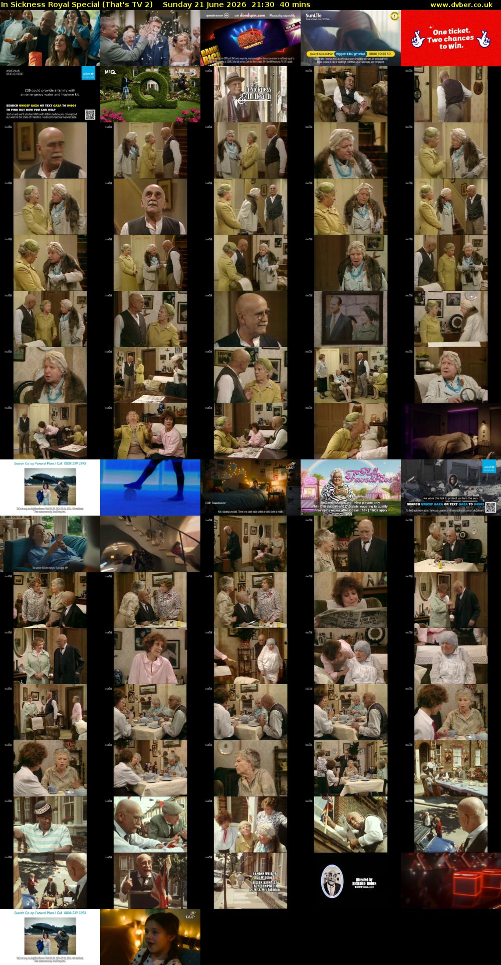 In Sickness Royal Special (That's TV 2) Sunday 21 June 2026 21:30 - 22:10