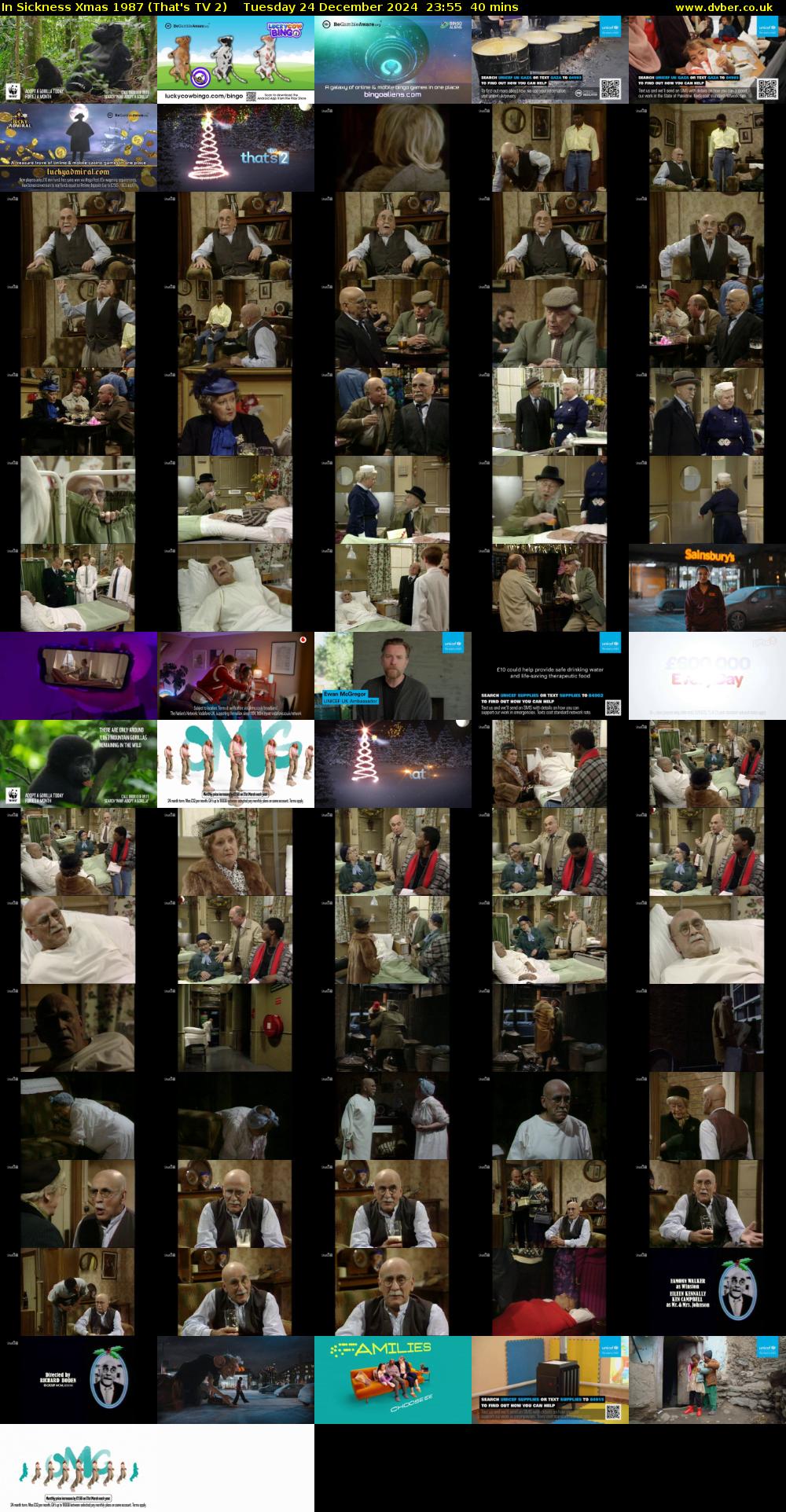 In Sickness Xmas 1987 (That's TV 2) Tuesday 24 December 2024 23:55 - 00:35