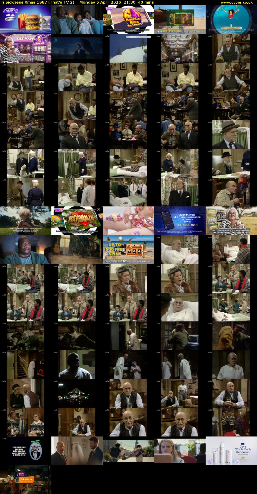 In Sickness Xmas 1987 (That's TV 2) Monday 6 April 2026 21:30 - 22:10