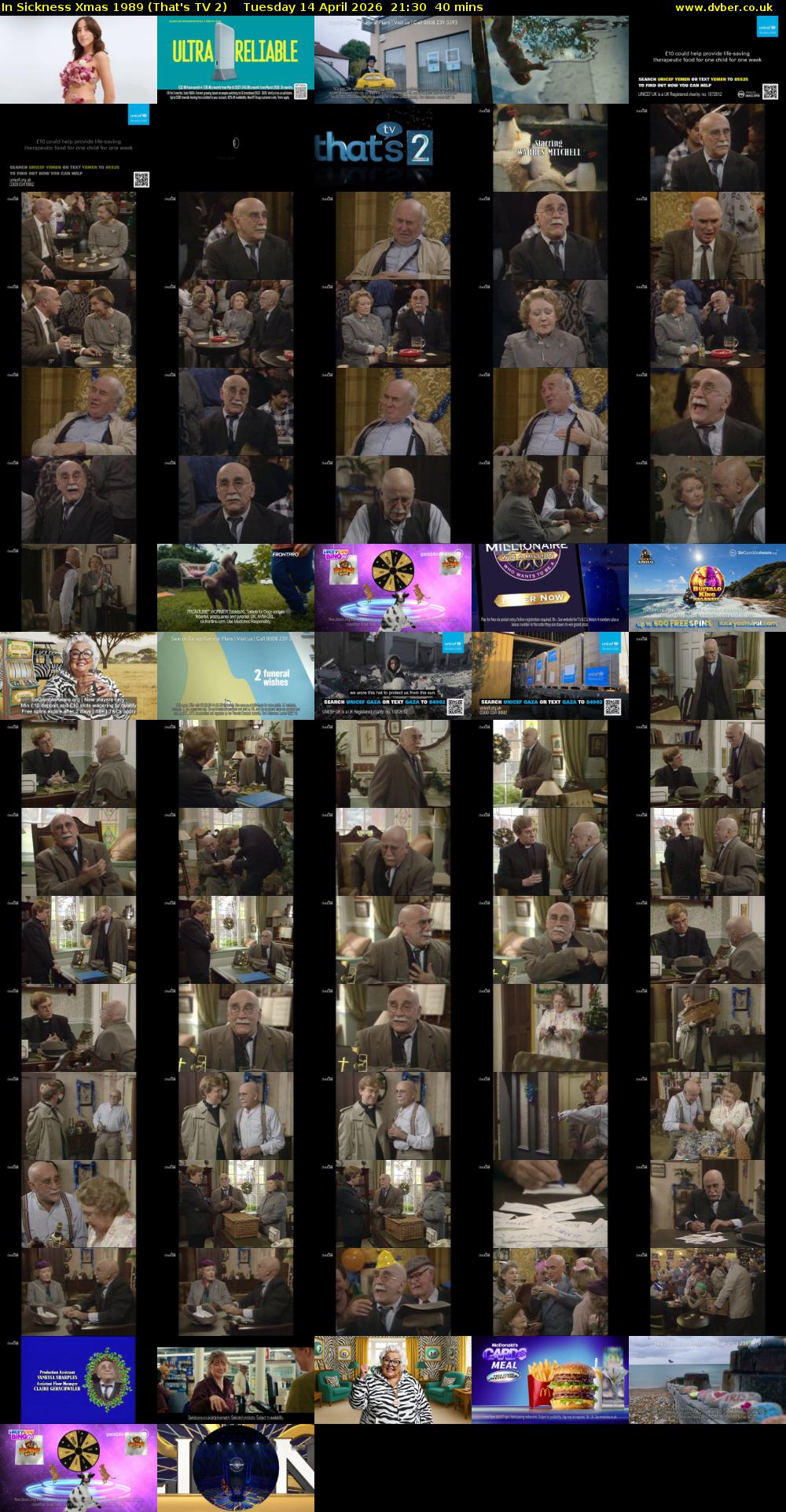 In Sickness Xmas 1989 (That's TV 2) Tuesday 14 April 2026 21:30 - 22:10