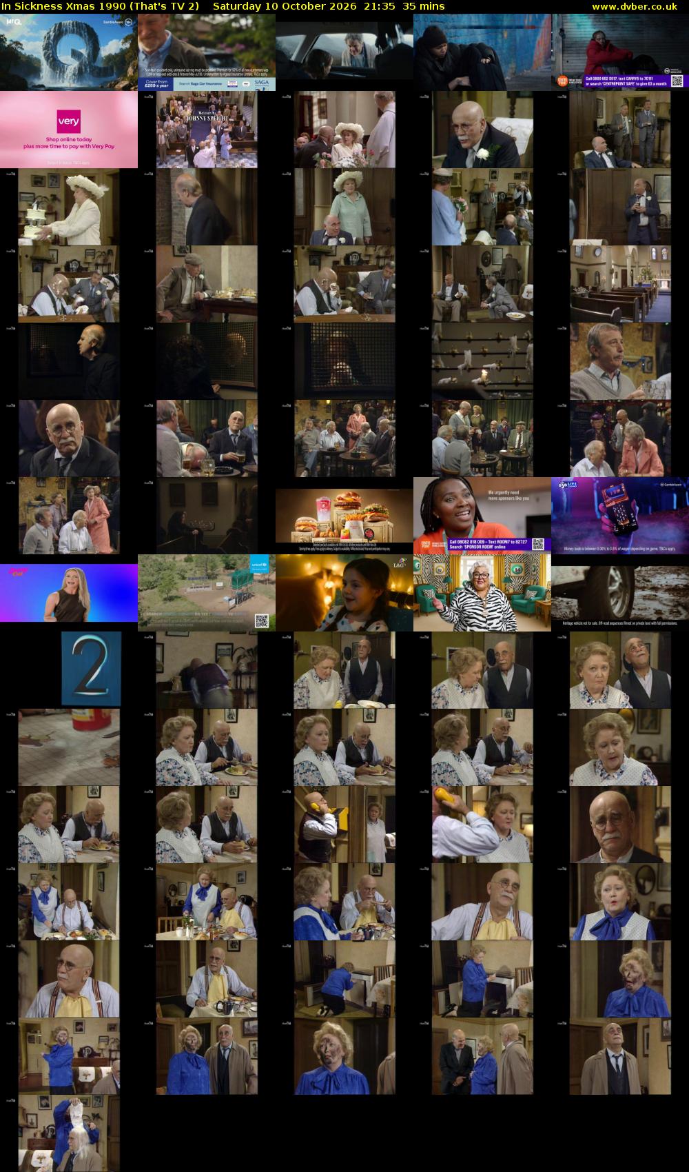 In Sickness Xmas 1990 (That's TV 2) Saturday 10 October 2026 21:35 - 22:10