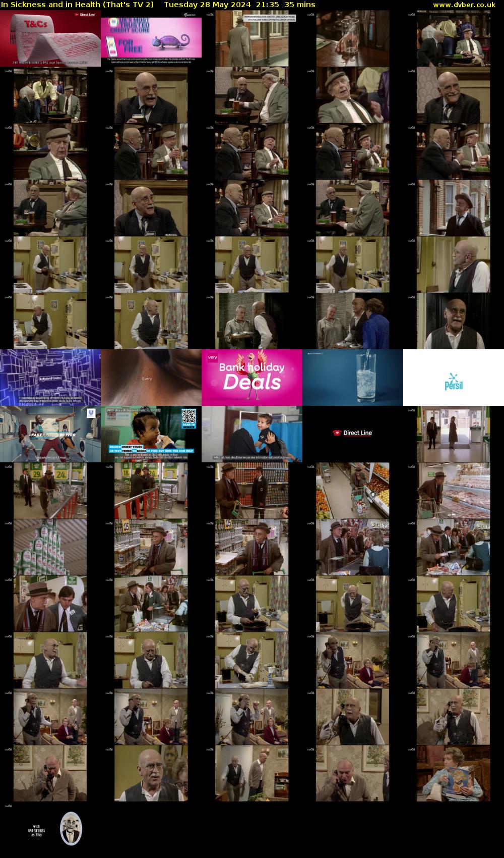 In Sickness and in Health (That's TV 2) Tuesday 28 May 2024 21:35 - 22:10