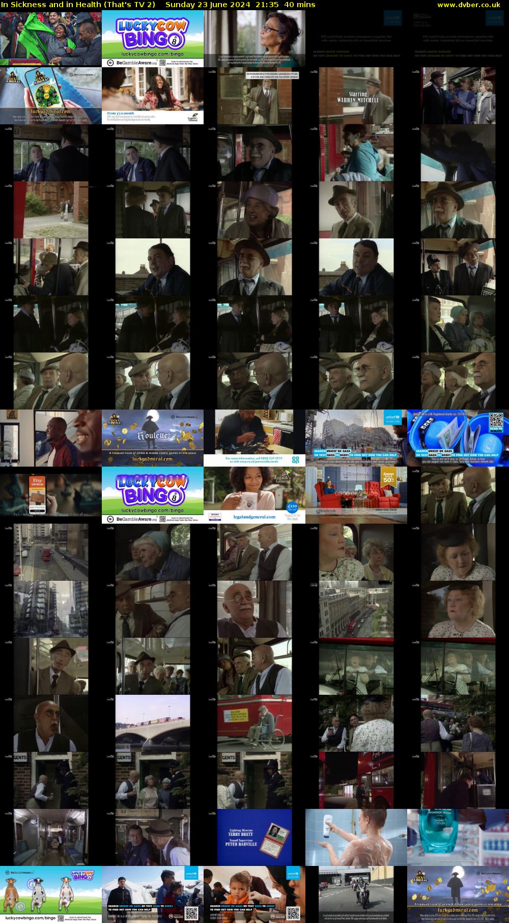 In Sickness and in Health (That's TV 2) Sunday 23 June 2024 21:35 - 22:15