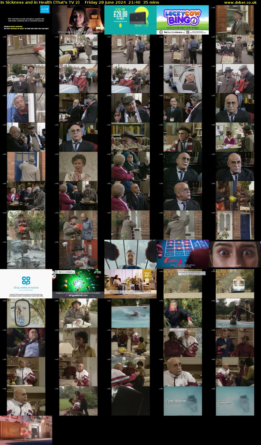 In Sickness and in Health (That's TV 2) Friday 28 June 2024 21:40 - 22:15