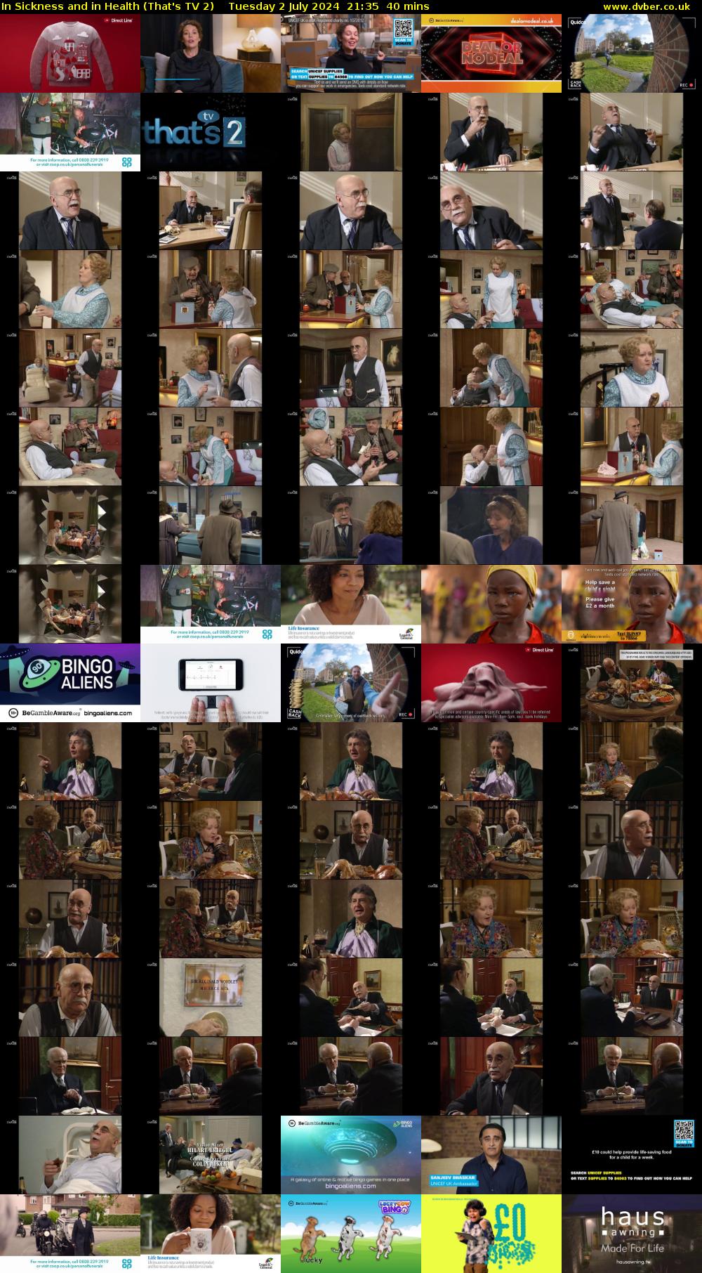 In Sickness and in Health (That's TV 2) Tuesday 2 July 2024 21:35 - 22:15