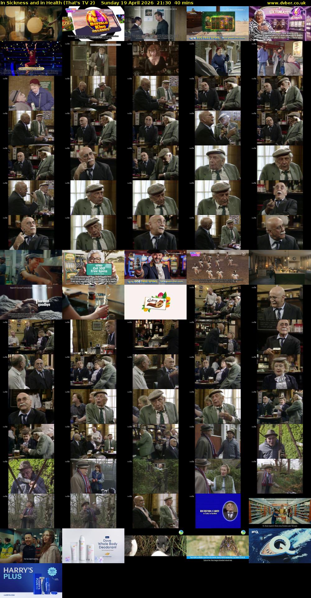In Sickness and in Health (That's TV 2) Sunday 19 April 2026 21:30 - 22:10