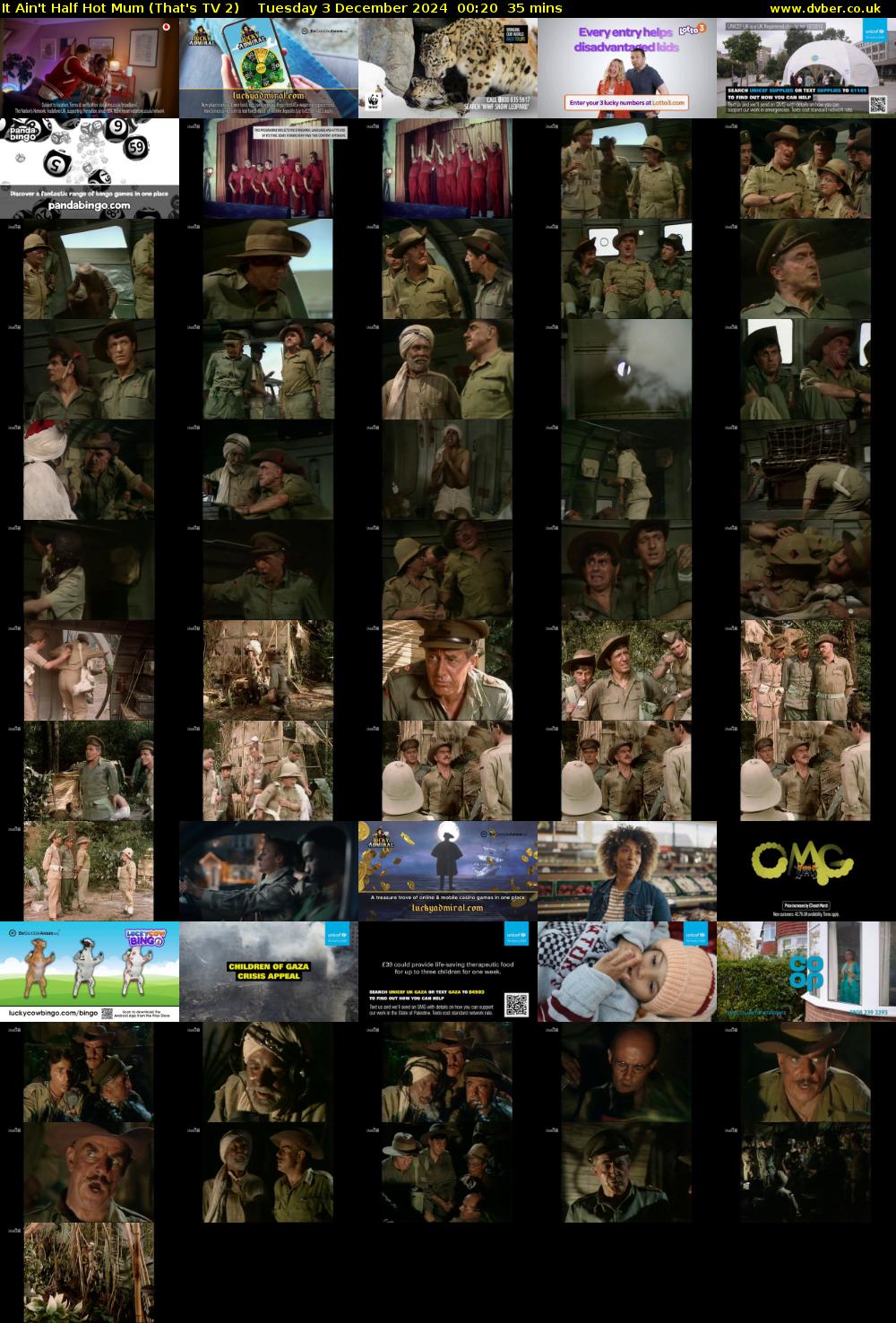 It Ain't Half Hot Mum (That's TV 2) Tuesday 3 December 2024 00:20 - 00:55