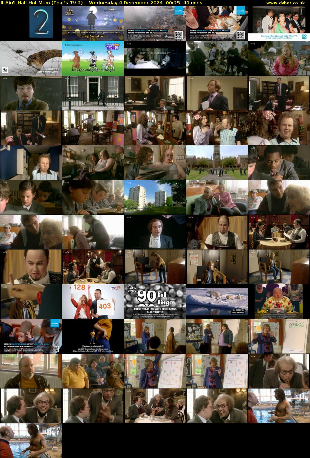 It Ain't Half Hot Mum (That's TV 2) Wednesday 4 December 2024 00:25 - 01:05
