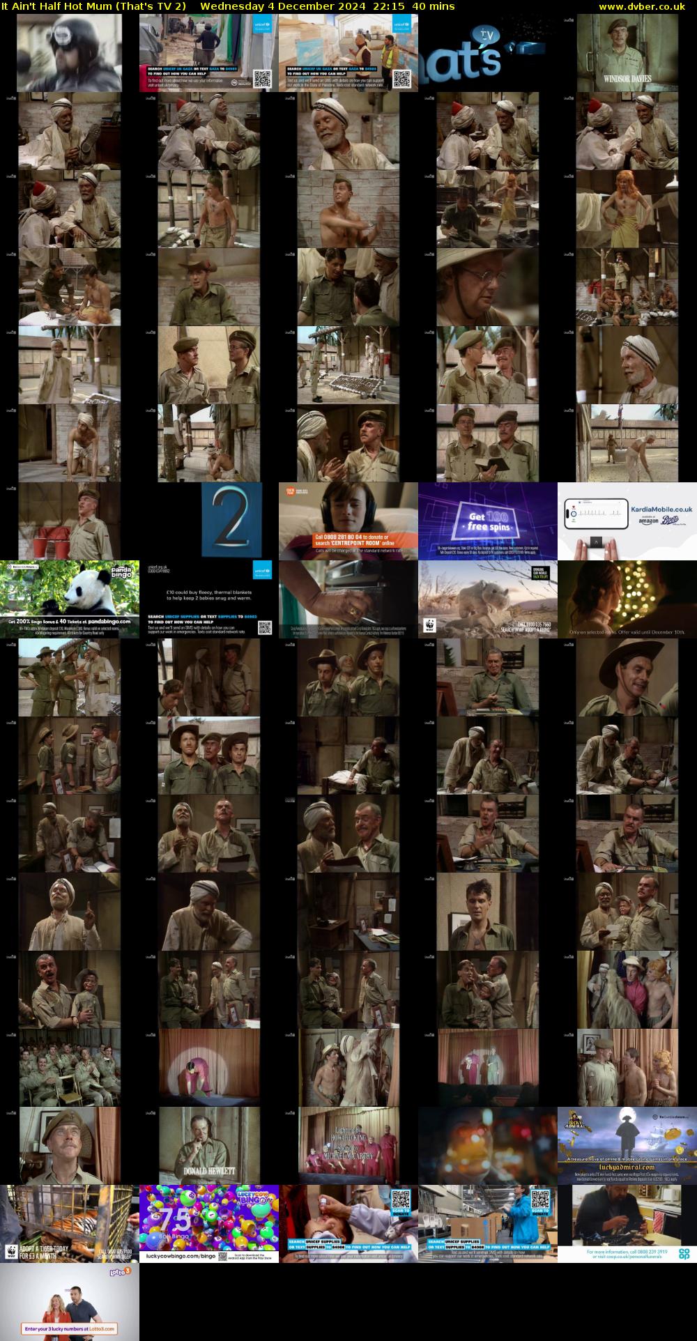 It Ain't Half Hot Mum (That's TV 2) Wednesday 4 December 2024 22:15 - 22:55