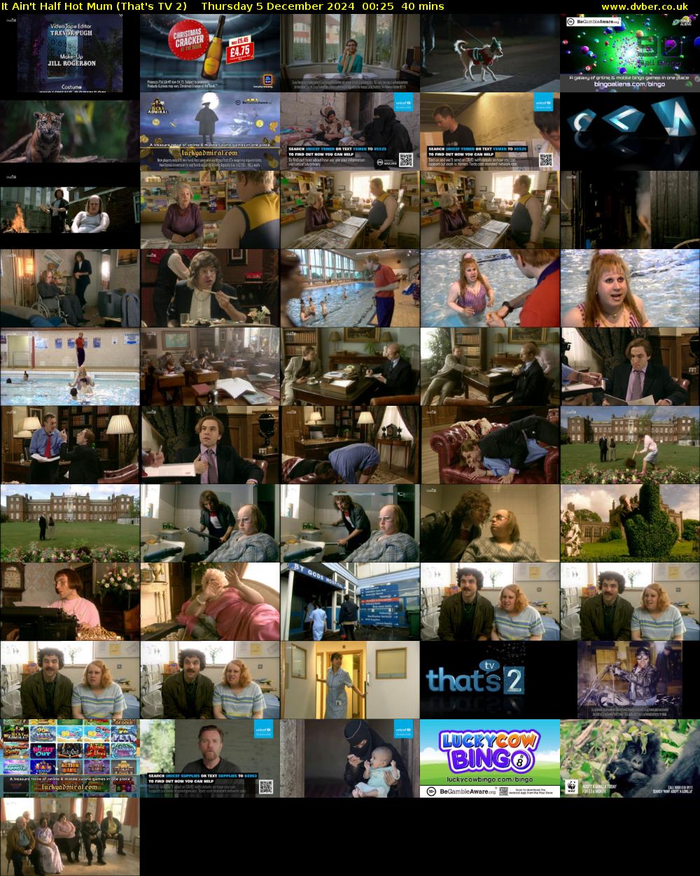 It Ain't Half Hot Mum (That's TV 2) Thursday 5 December 2024 00:25 - 01:05