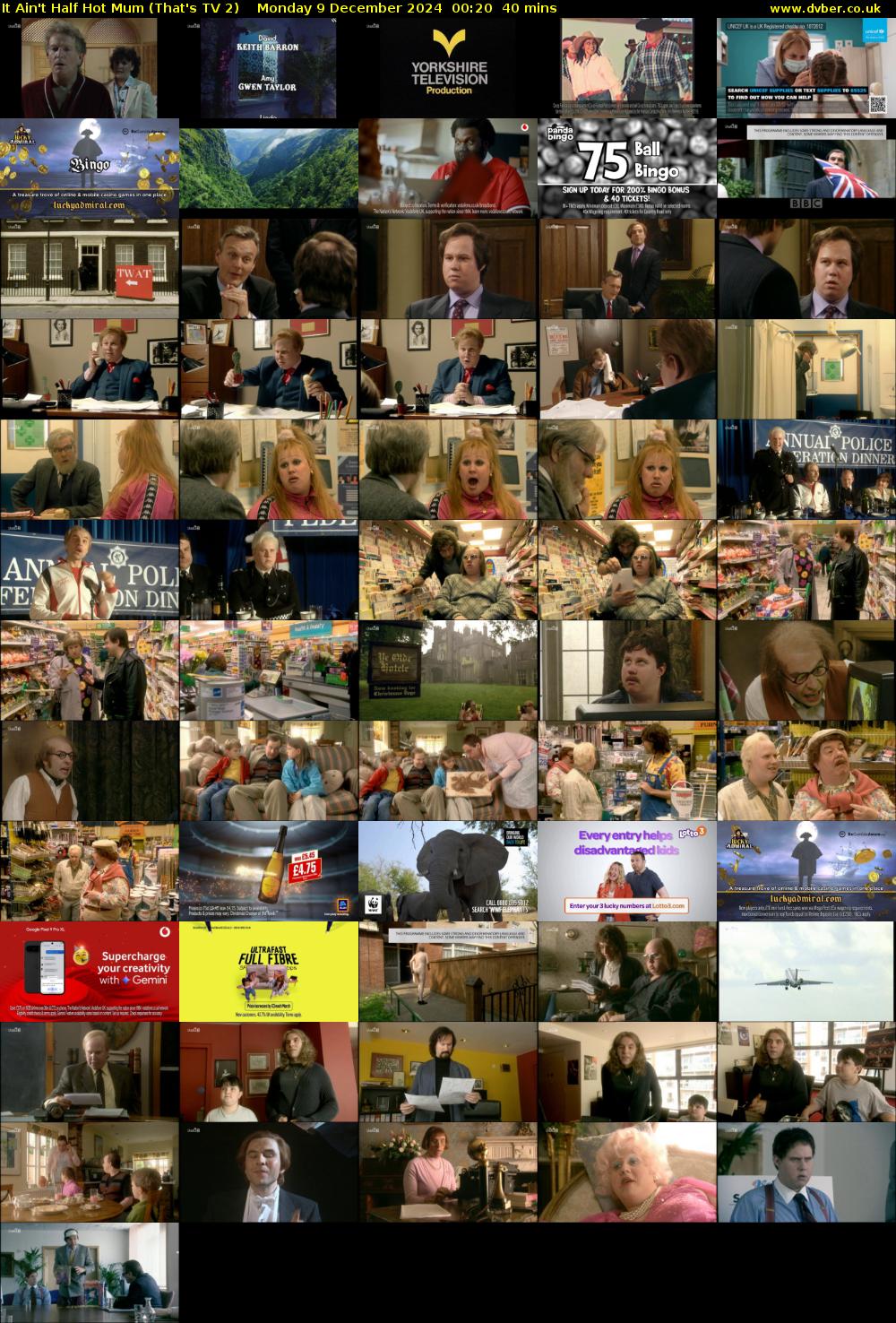 It Ain't Half Hot Mum (That's TV 2) Monday 9 December 2024 00:20 - 01:00