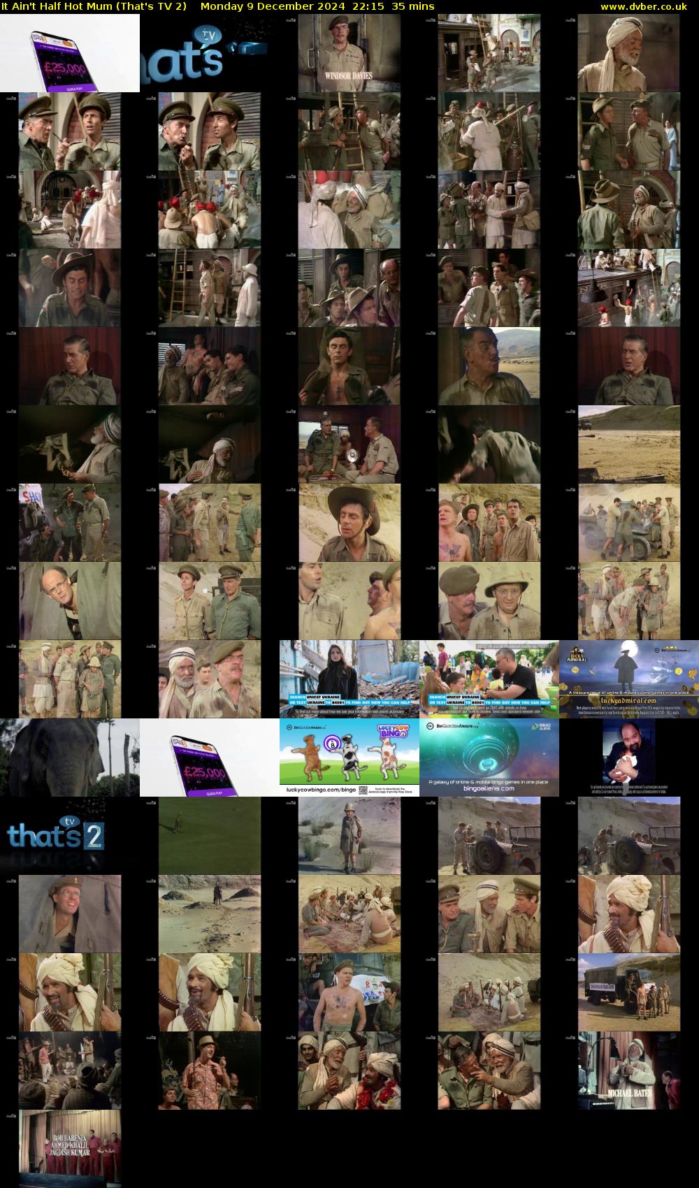 It Ain't Half Hot Mum (That's TV 2) Monday 9 December 2024 22:15 - 22:50