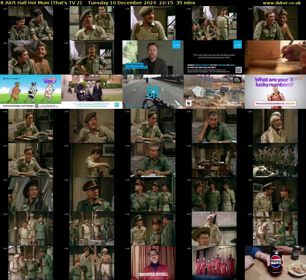 It Ain't Half Hot Mum (That's TV 2) Tuesday 10 December 2024 22:15 - 22:50