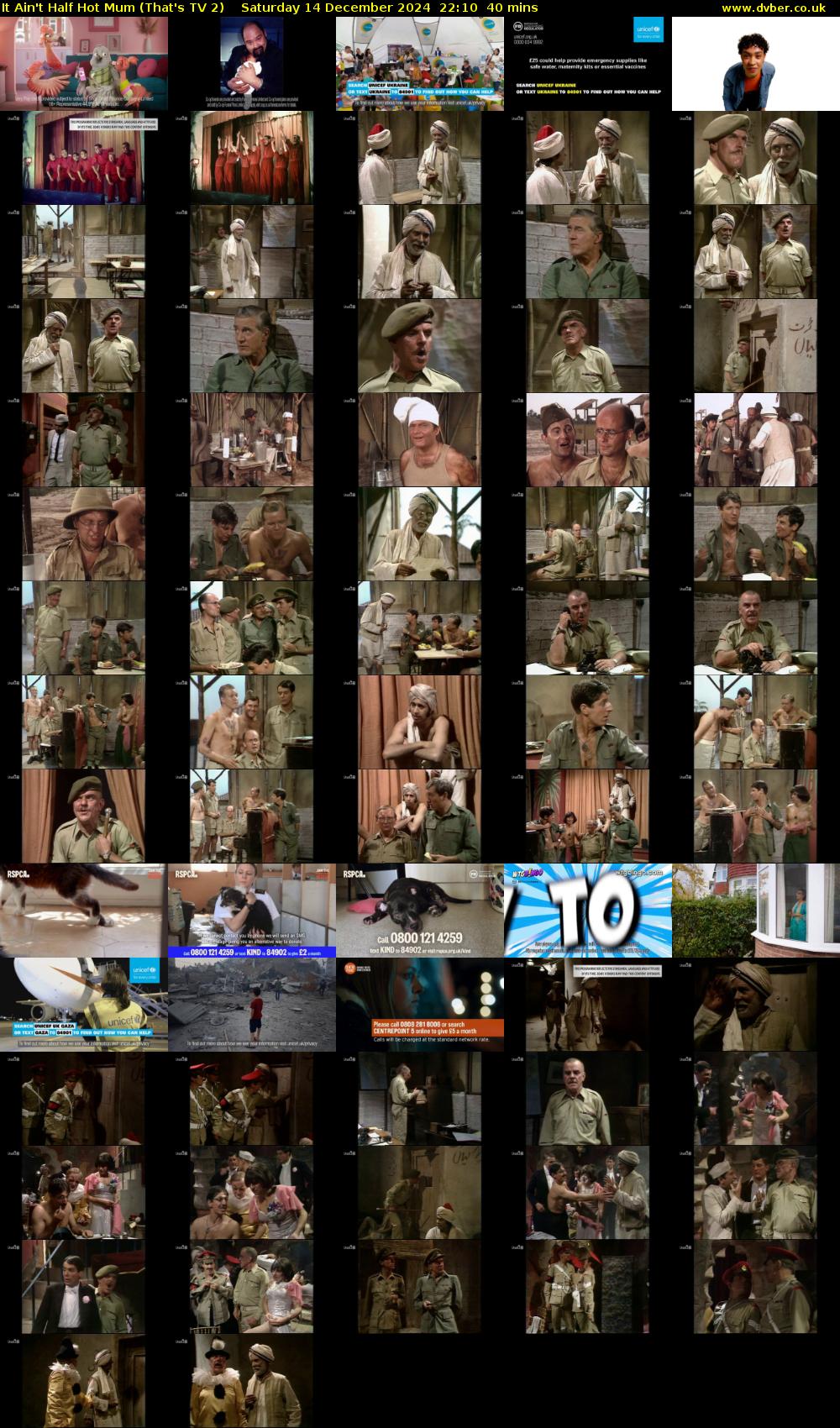 It Ain't Half Hot Mum (That's TV 2) Saturday 14 December 2024 22:10 - 22:50