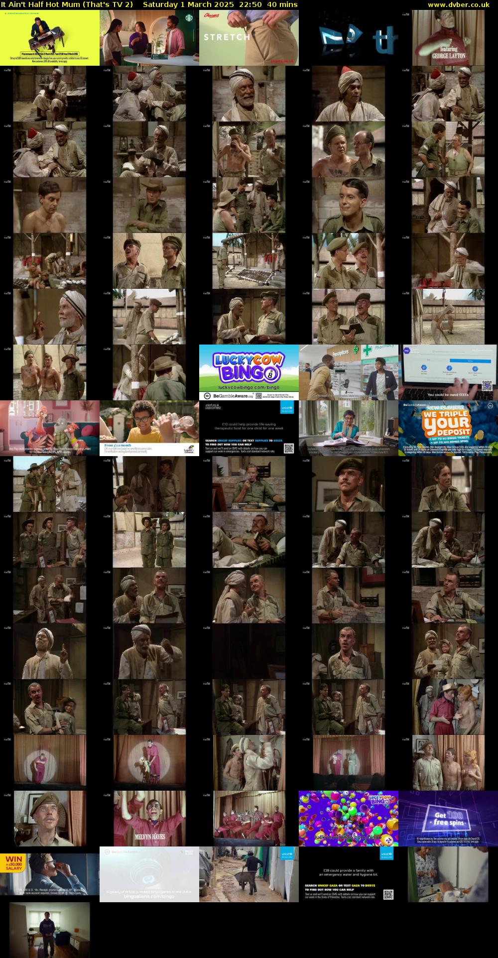 It Ain't Half Hot Mum (That's TV 2) Saturday 1 March 2025 22:50 - 23:30