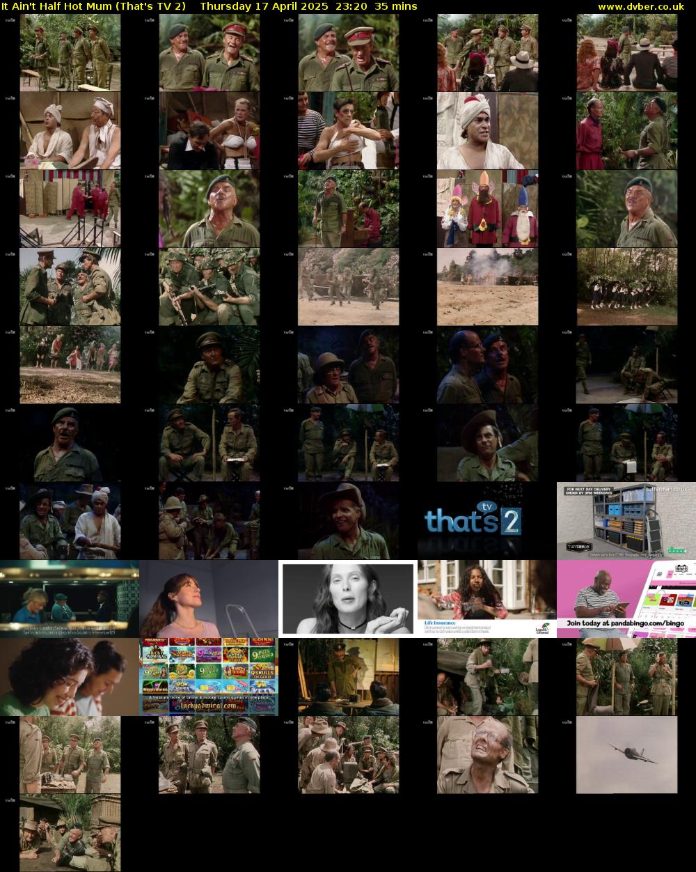 It Ain't Half Hot Mum (That's TV 2) Thursday 17 April 2025 23:20 - 23:55