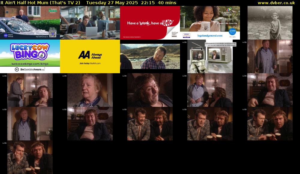 It Ain't Half Hot Mum (That's TV 2) Tuesday 27 May 2025 22:15 - 22:55