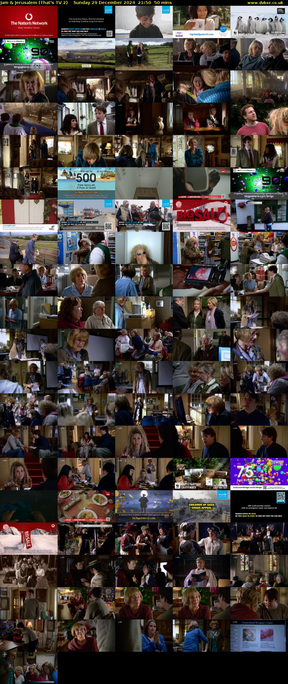 Jam & Jerusalem (That's TV 2) Sunday 29 December 2024 21:50 - 22:40