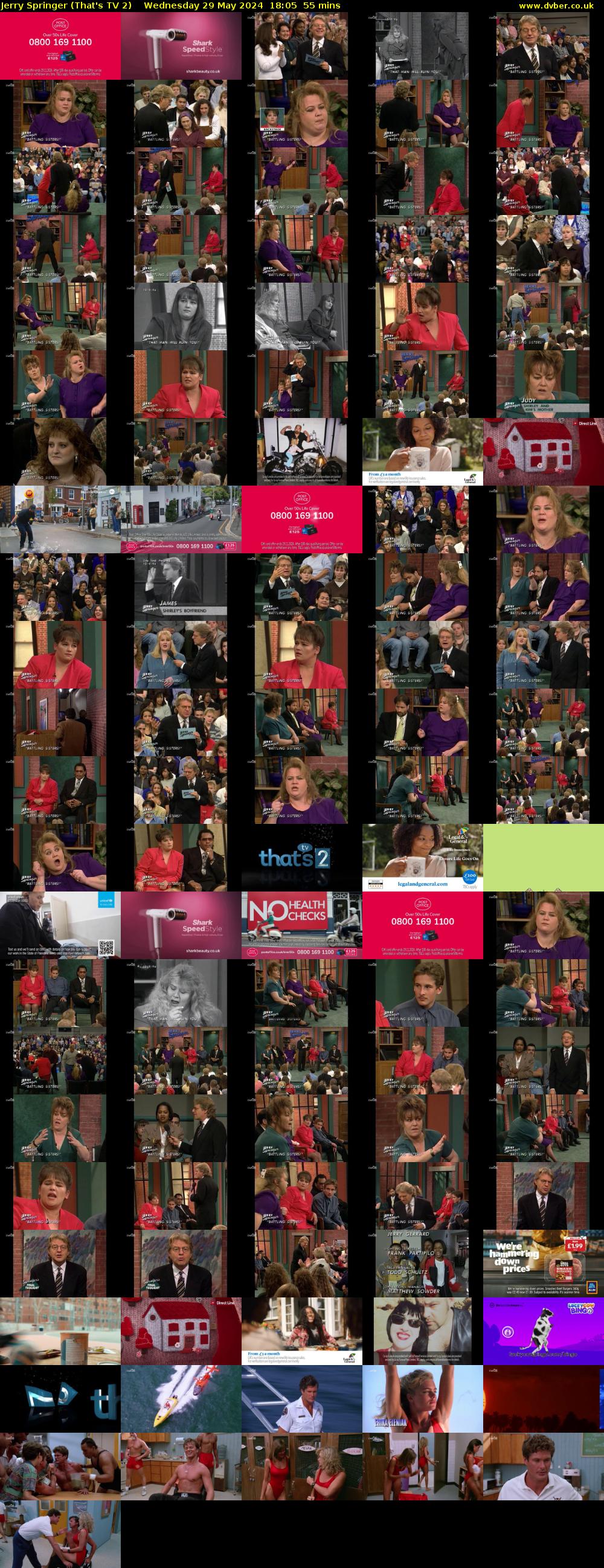 Jerry Springer (That's TV 2) Wednesday 29 May 2024 18:05 - 19:00